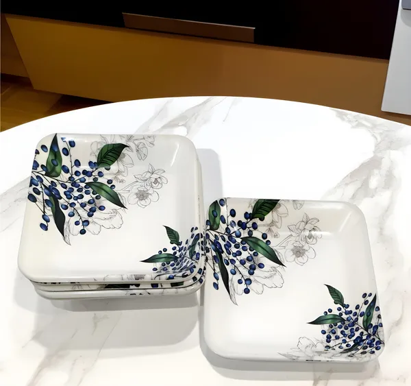 Multicolor_Melamine_Small_Plates_Set_Of_6-Perfect_Addition_To_Your_Kitchen_Utensils_And_Dinnerware_Collection