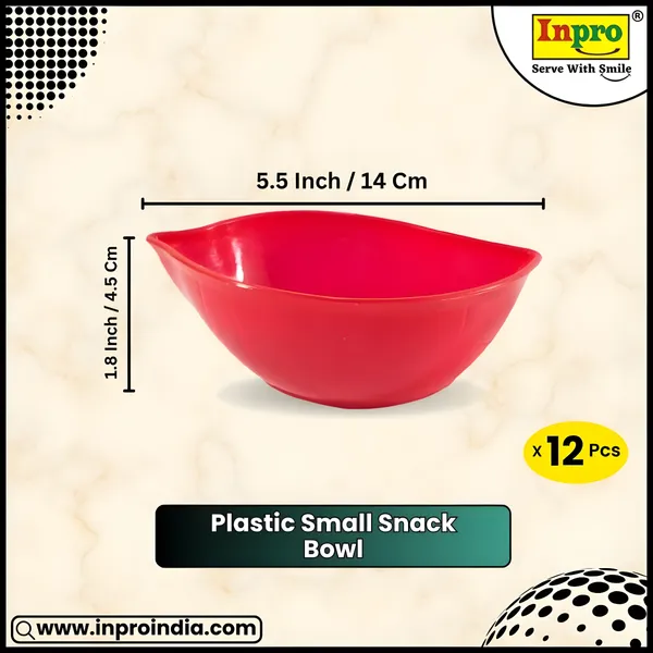 Multicolor_Plastic_Small_Snacks_Bowls_Set_Of_12_(6_Red_&_6_Black)_-_Stylish_And_Ideal_For_Daily_Use