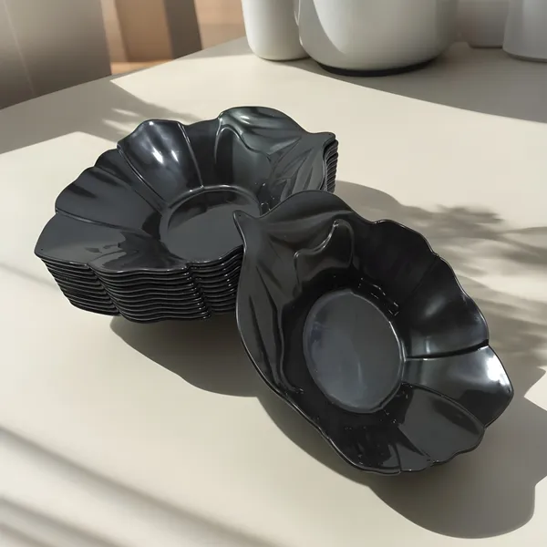Black_(Pack_Of_12)_Plastic_Snacks_Platters_In_Black_Color-Perfect_For_Kitchen_Utensils_&_Snacks