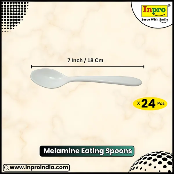 White_Melamine_White_Table_Spoons_Set_Of_24_|_Daily_Use,_Lightweight_&_Durable_Perfect_For_Kitchen
