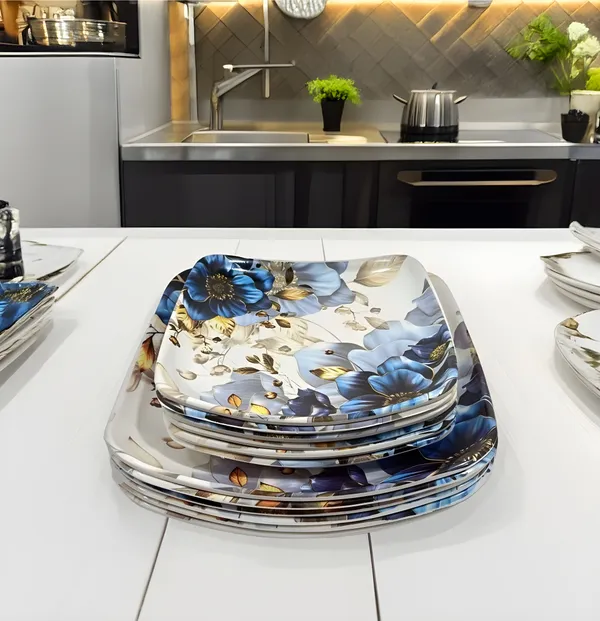 Multicolor_Square_Plate_Set_Of_12_(6_Full_&_6_Half)_-_Perfect_Dinner_Plates_Set_For_Snacks_And_More