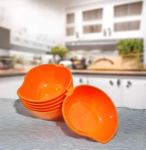 Orange_Plastic_Mango_Shape_Serving_Bowls_Set_Of_6_In_Orange_Color_-_Durable_&_Ideal_For_Daily_Use