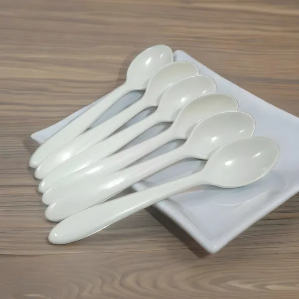 White_White_Melamine_Spoons_Set_Of_6_-_Lightweight_&_Durable_Spoons_|_Ideal_For_Serving_&_Eating