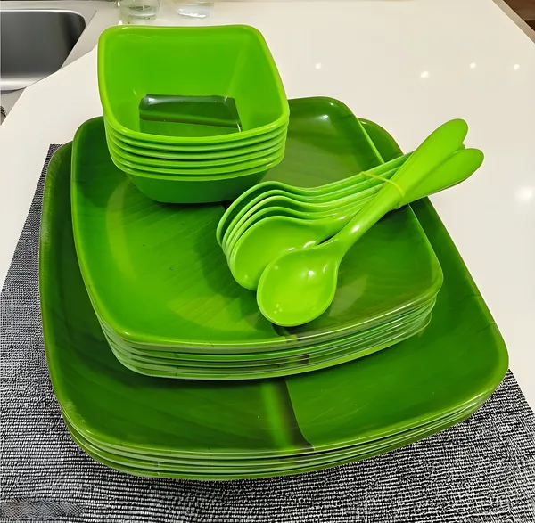 Green_24_Pcs_Melamine_Dinner_Set_For_Home_Contains_6_Full_Plates,_6_Half_Plates,_6_Bowls_And_6_Spoons_|_Lightweight,_Durable,_Dishwasher-Safe_Dinnerware