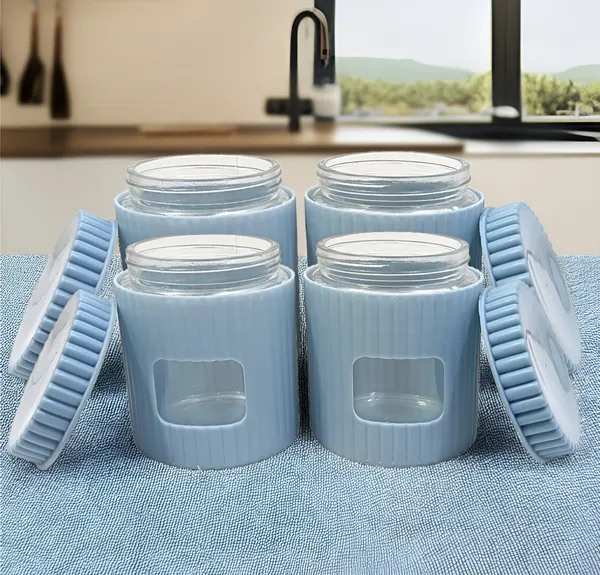Navy_Blue_Airtight_Glass_Jar_With_Shatterproof_Polypropylene_Outer_Body_(Pack_Of_4)_Perfect_For_Snacks,_Spices,_And_Dryfruits
