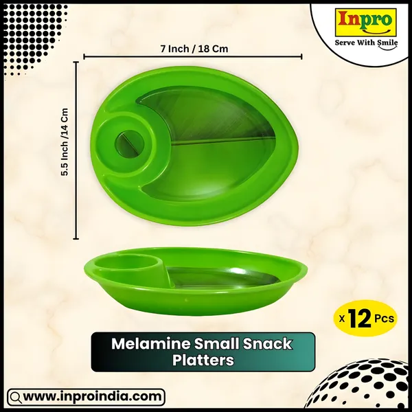 Green_Melamine_Small_Snacks_Banana_Leaf_Print_Snacks_Platters_Set_Of_12_-_Ideal_For_Snacks_And_Meals