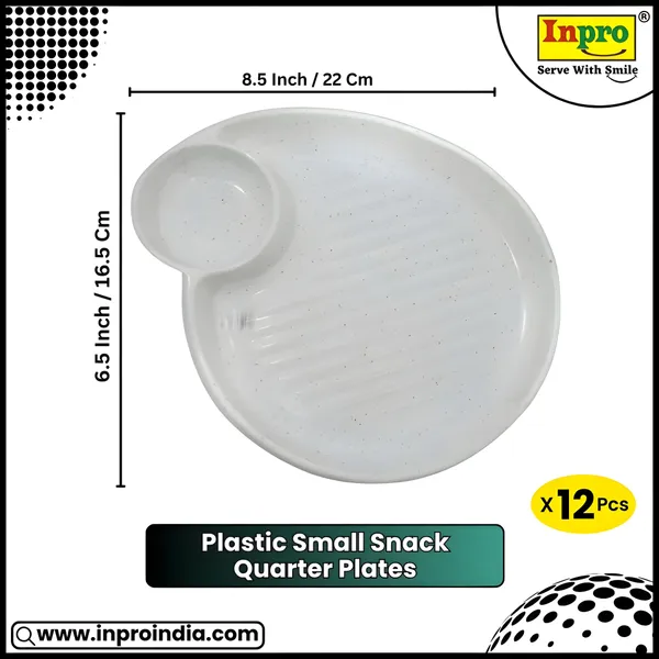 White_Plastic_Snacks_Platter_Set_Of_12_-_Perfect_Addition_To_Your_Kitchen_And_Plates_Collection.