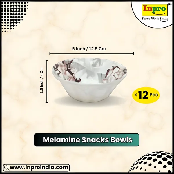 Multicolor_Melamine_Dinner_Bowl_Set_Of_12_-_High-Gloss_Finish,_Easy_To_Clean_&_Long-Lasting_Quality