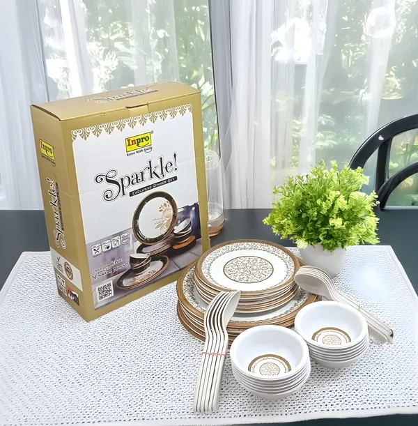 Multicolor_Melamine_Dinner_Set_36_Pcs_Contains_6_Full_Plates,_6_Half_Plates,_12_Bowls_And_12_Spoons_|_Good_Durable,_Easy-Clean_Dining_Set_For_Home