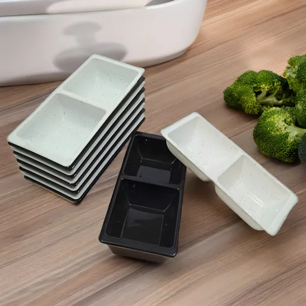 Multicolor_Plastic_Small_Snacks_Sauce_Bowls_Set_Of_12_(6_White_&_6_Black)_Perfect_For_Spices
