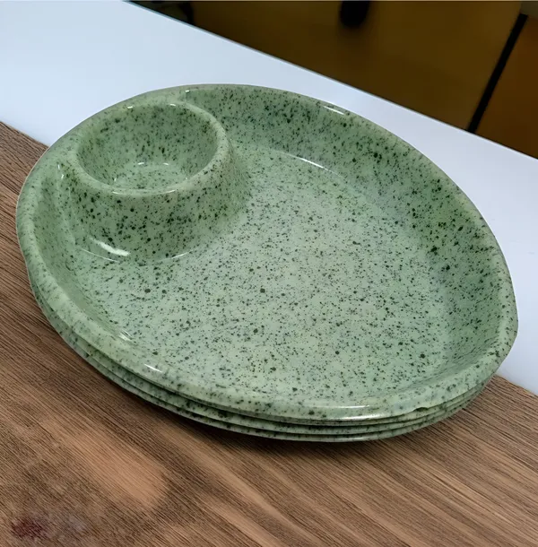 Sea_Green_(Pack_Of_4)_Melamine_Oval_Snacks_Platters_-_Perfect_For_Kitchen_Utensils_&_Serving_Snacks