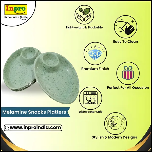 Sea_Green_(Pack_Of_4)_Melamine_Oval_Snacks_Platters_-_Perfect_For_Kitchen_Utensils_&_Serving_Snacks