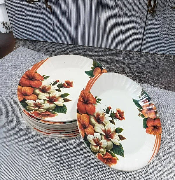 Multicolor_Elegant_Melamine_Round_Half_Plates_Set_(Pack_Of_12)_-_Perfect_For_Kitchen_And_Dining
