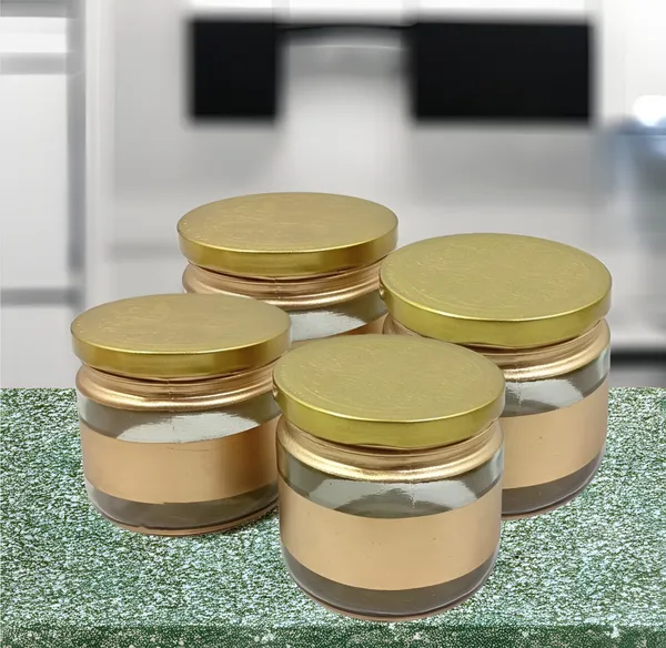 Golden_Small_Glass_Jar_For_Storage_350Ml_(Pack_Of_4)_|_Ideal_For_Spices,_Candies_&_Gifts