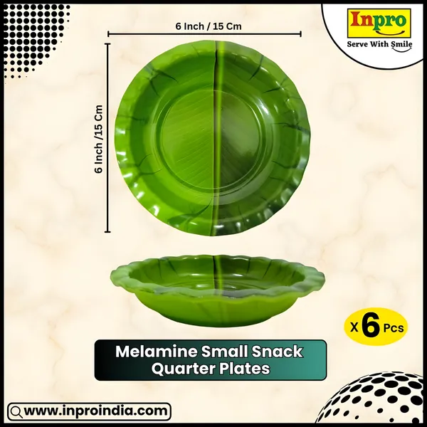 Green_Melamine_Small_Round_Plate_Set_Of_6_-_Perfect_For_Dining,_Serving_And_Kitchen_Utensils