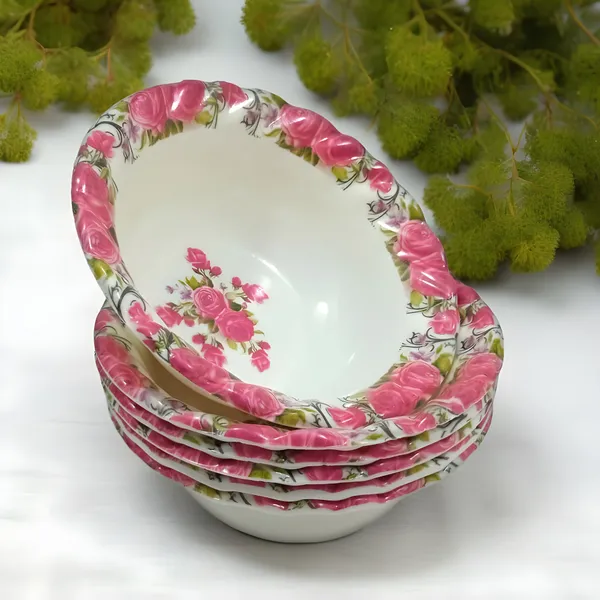 Multicolor_Melamine_Vegetable_Bowl_Set_Of_6_-_Perfect_For_Dinners,_Serving_As_Snacks_Bowl_And_More
