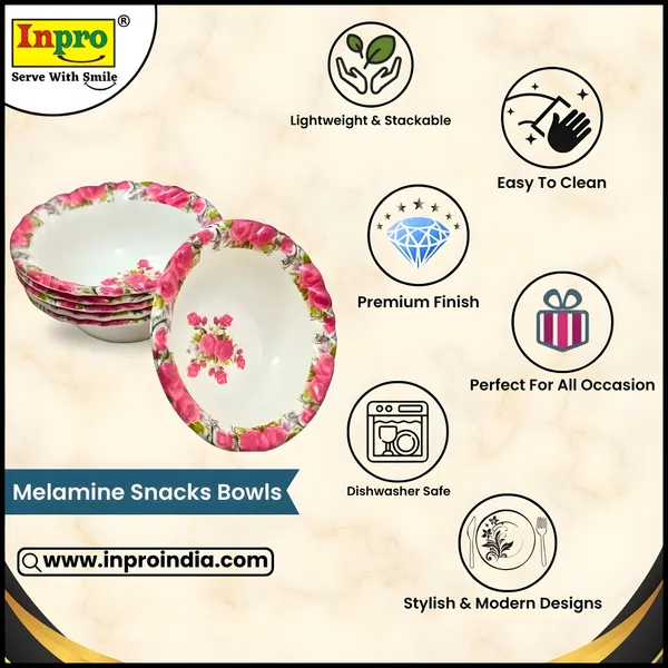 Multicolor_Melamine_Vegetable_Bowl_Set_Of_6_-_Perfect_For_Dinners,_Serving_As_Snacks_Bowl_And_More