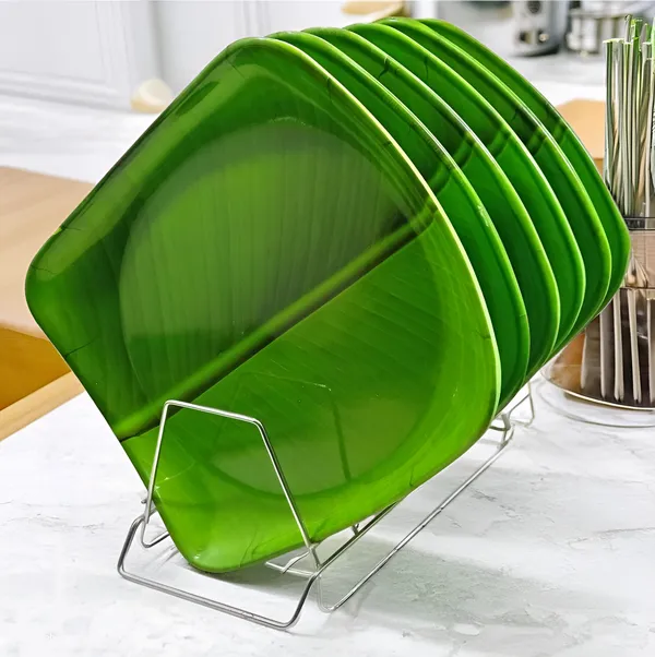 Green_Stylish_Melamine_Square_Full_Plate_Set_Of_6_For_Dining_-_Ideal_For_Snacks_And_Meals