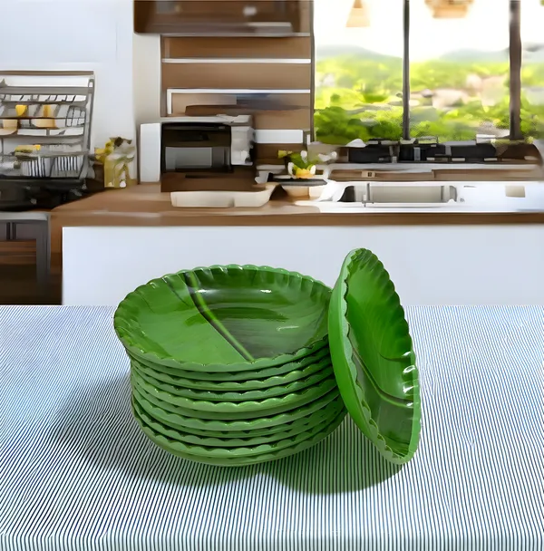 Green_Set_Of_12_Melamine_Small_Round_Serving_Snacks_Plates_-_Perfect_For_Serving_Snacks,_Meals,_And_More