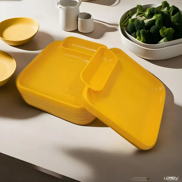 Yellow_Plastic_Snacks_Platter_Set_Of_12_-_Perfect_Addition_To_Your_Kitchen_Utensils