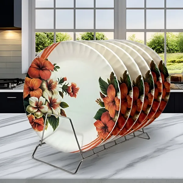 Multicolor_Ultimate_Dining_Experience_Melamine_Dinner_Plate_Set_Of_6_-_Perfect_For_Serving_Meals