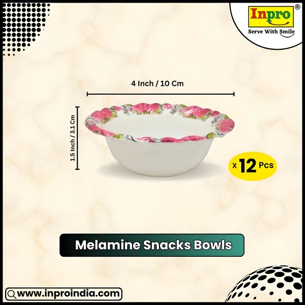 Multicolor_Melamine_Round_Serving_Bowl_Set_Of_12_Perfect_For_Individual_Serving,_Lightweight_Bowl_Set