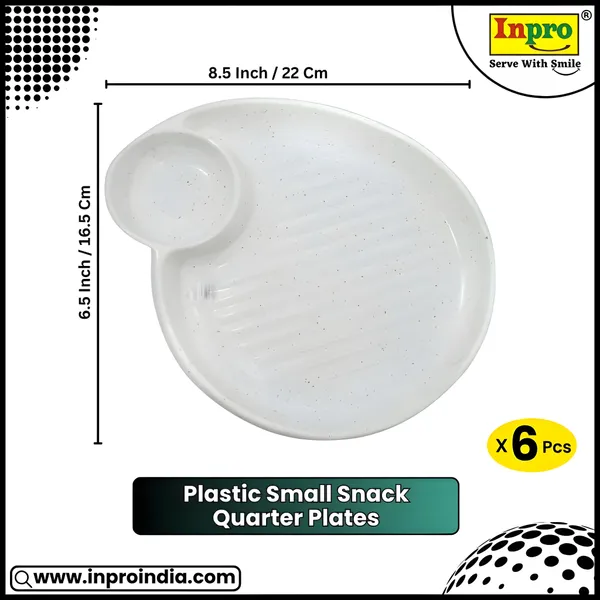 White_Plastic_Platter_Set_Of_6_In_White_Color-_Perfect_For_Dinner_Parties_And_Entertaining
