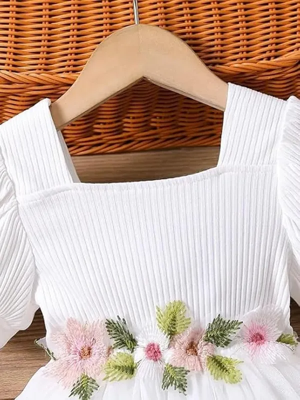 White_Net_Baby_Frock_|_Elegant_Kids_Dress_With_Floral_Embroidery_For_Special_Occasions