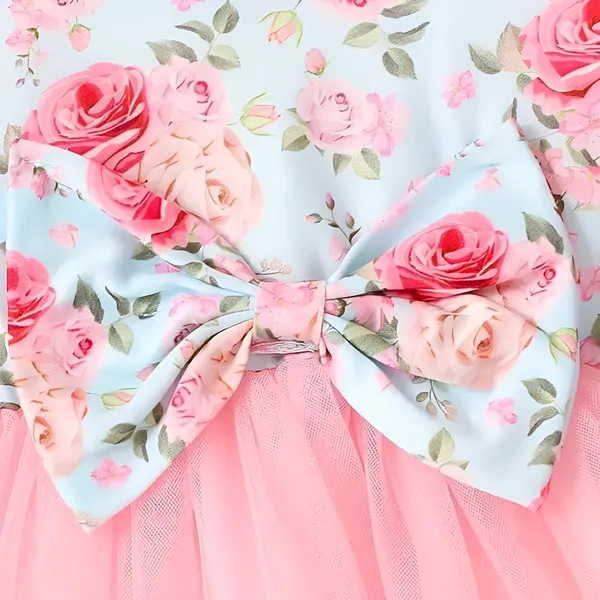 Light_Blue_Radiant_Floral_Baby_Frock_&_Dress_A_Dazzling_Fit_And_Flare_Ensemble_For_Cherished_Celebrations_And_Special_Moments.