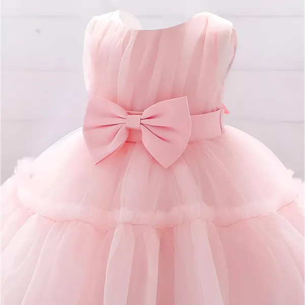Pink_Elegant_Black_Net_Dress_&_Ruffle_Frock_For_Baby_Girls_-_Perfect_Party_&_Festival_Wear