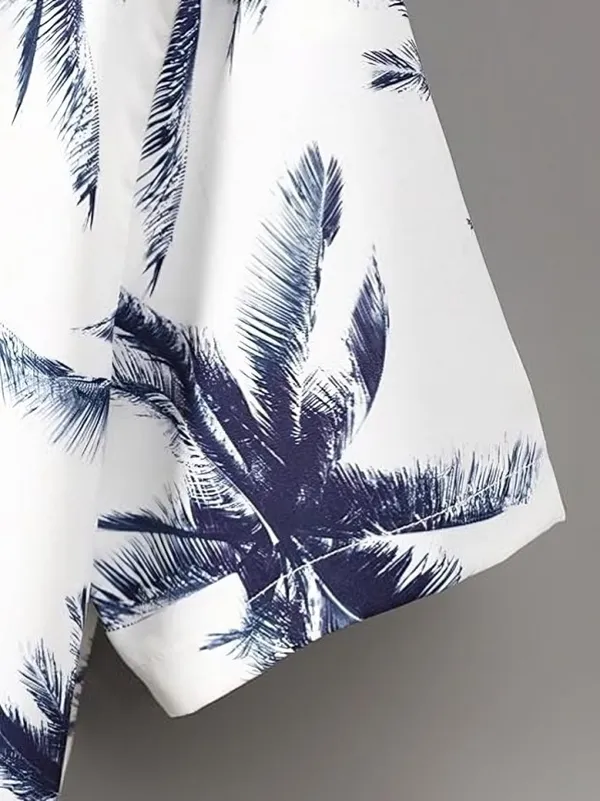 Fostric_Men's_Pink_Flamingo_Tropical_Palm_Shirt