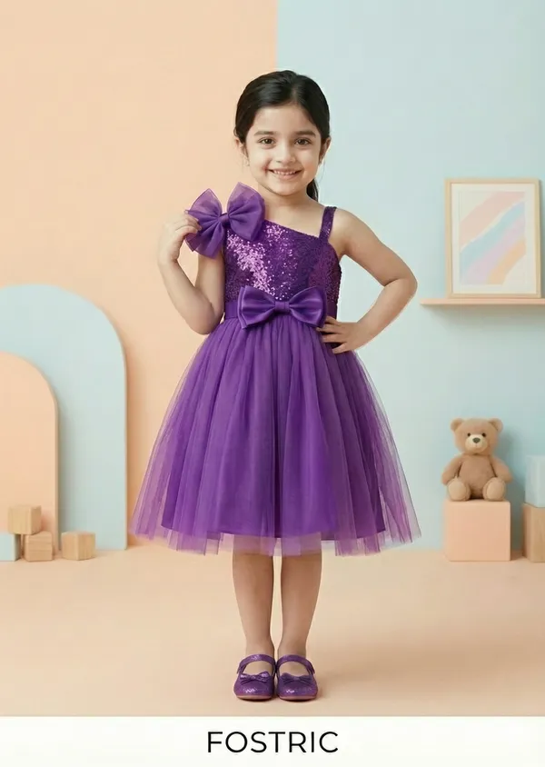 Purple_Barbet_Sequence_Embroidered_Net_Flaired_Sleeve_Less_Baby_Girl_Frock