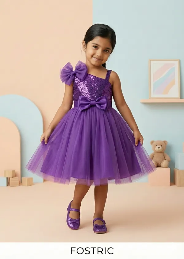 Purple_Barbet_Sequence_Embroidered_Net_Flaired_Sleeve_Less_Baby_Girl_Frock