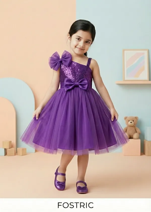 Purple_Barbet_Sequence_Embroidered_Net_Flaired_Sleeve_Less_Baby_Girl_Frock
