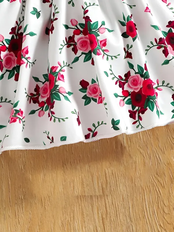 Maroon_Baby_Girls_Firefinch_Floral_Frock_&_Dress_Set_-_Adorable_Outfit_For_Little_Ones