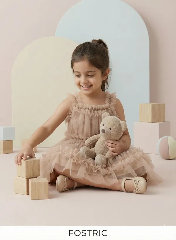 Brown_Baby_Girls_Net_Ruffle_Sleeveless_Frock_Dress_-_Fit_&_Flare_Party_Wear_Knee-Length