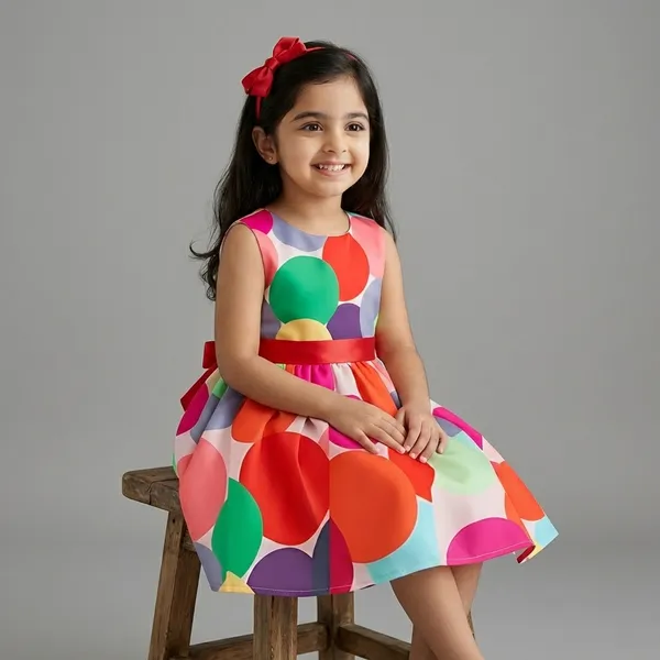 Multicolor_Baby_Girl_Polka_Dot_Ishq_Frock_&_Dress_For_Kids,_Party_&_Festival_Wear_(1-7_Years)
