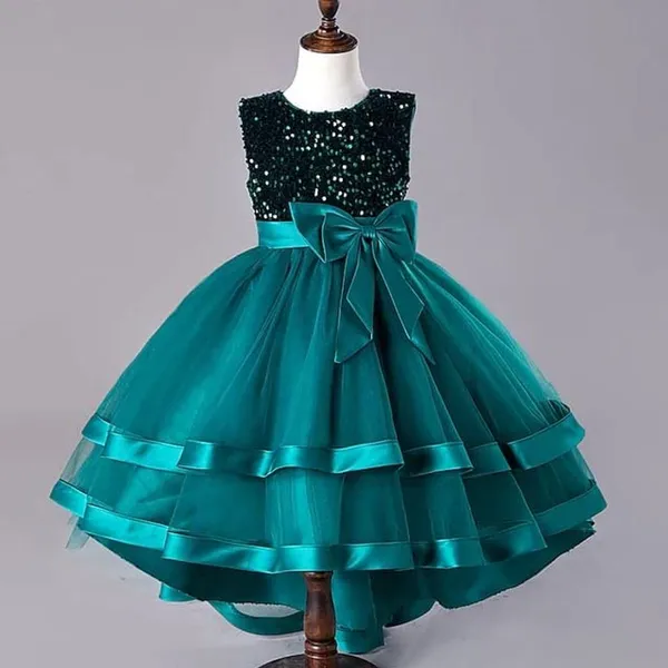 Blue_Elegance:_Teal_Embroidery_Sequence_Baby_Girl_Dress_&_Party_Frock