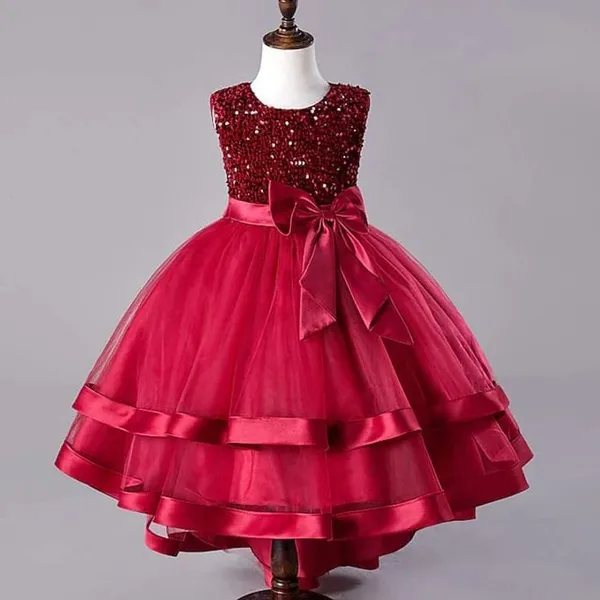 Red_Elegance:_Teal_Embroidery_Sequence_Baby_Girl_Dress_&_Party_Frock
