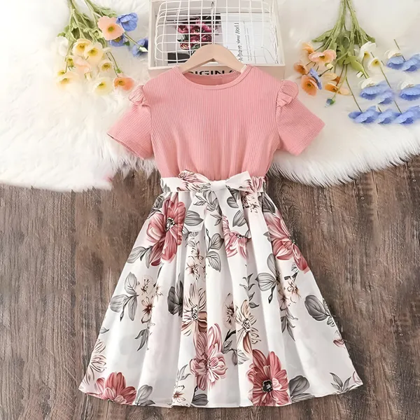 Pink_Baby_Girl_Modal_Floral_Dress_&_Frock_|_Short_Flutter_Sleeve_Kids_Party_Wear_For_Special_Occasions