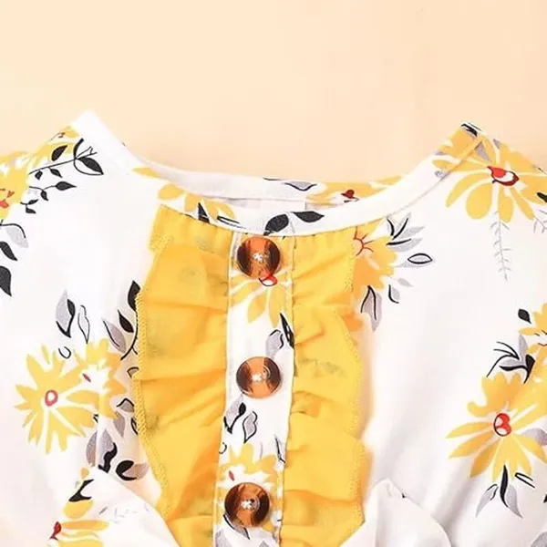 Yellow_Girls_Floral_Fit_And_Flare_Dress_|_Adorable_Ruffled_Bow_Baby_Toddler_Party_Frock