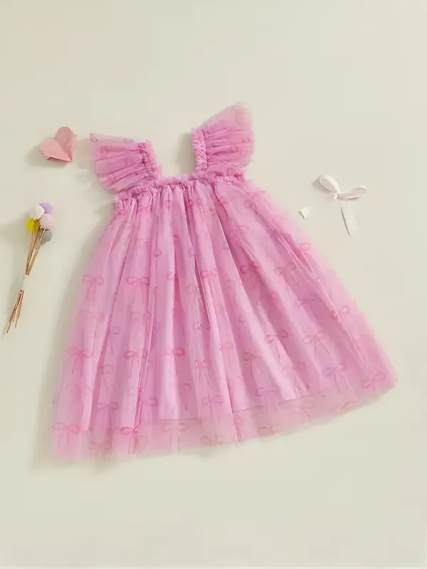 Pink_Girls_A-Line_Pink_Bow_Dress_&_Ruffle_Frock_-_Perfect_Party_Wear_&_Festive_Charm!