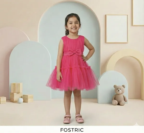 Rani_Elegant_Black_Net_Dress_&_Ruffle_Frock_For_Baby_Girls_-_Perfect_Party_&_Festival_Wear