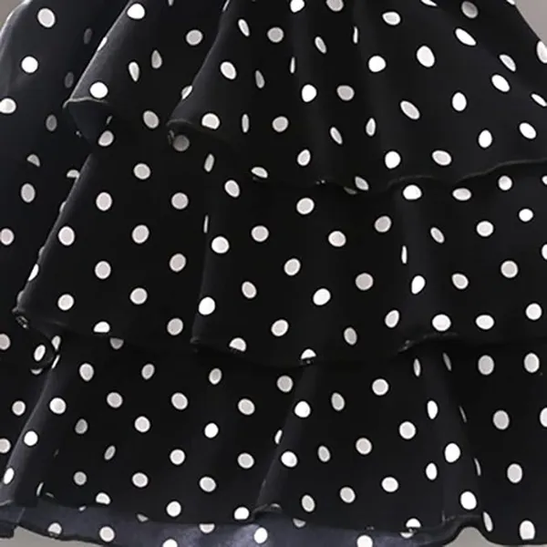 Black_Kids_Polka_Dot_Tiered_Dress_&_Frock_|_Sleeveless_Crepe_A-Line_Knee-Length_Outfit