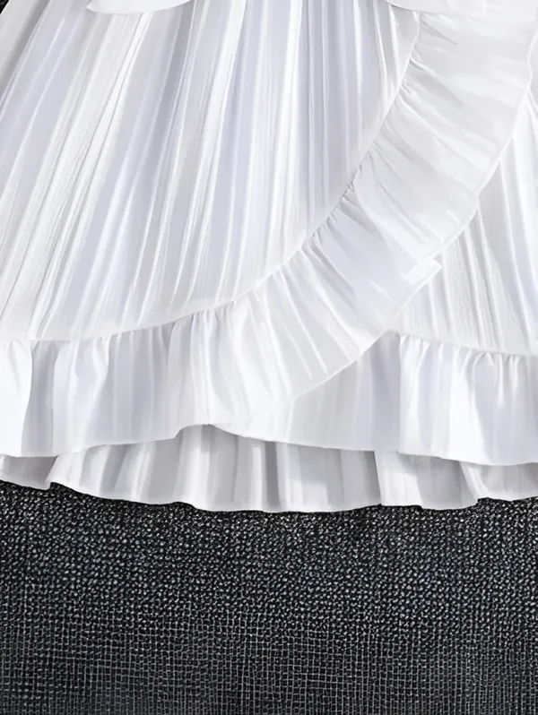 White_Girls_Striped_A-Line_Dress_Frock_|_Elegant_Kids_Party_Wear_Frock_Dress
