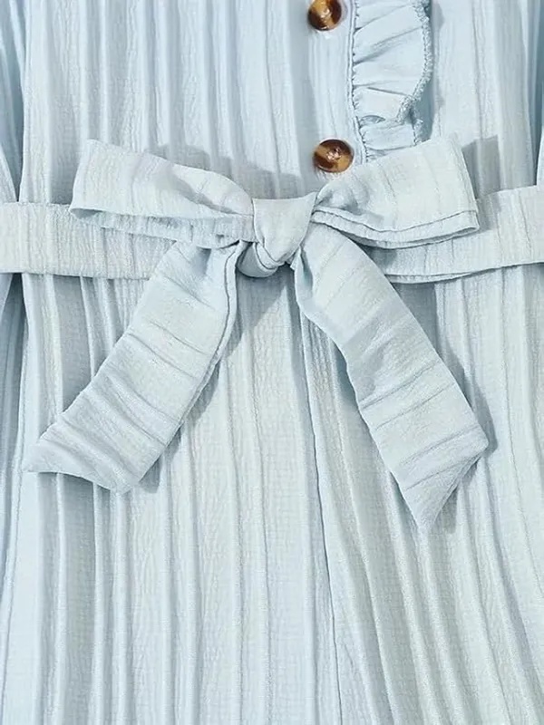 Light_Blue_Girls_Ruffle_Sleeve_Pleated_Jumpsuit_Dress_&_Frock_-_Casual_Elegant_Kids_Outfit