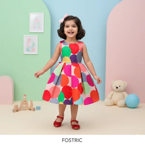 Multicolor_Baby_Girl_Polka_Dot_Ishq_Frock_&_Dress_For_Kids,_Party_&_Festival_Wear_(1-7_Years)