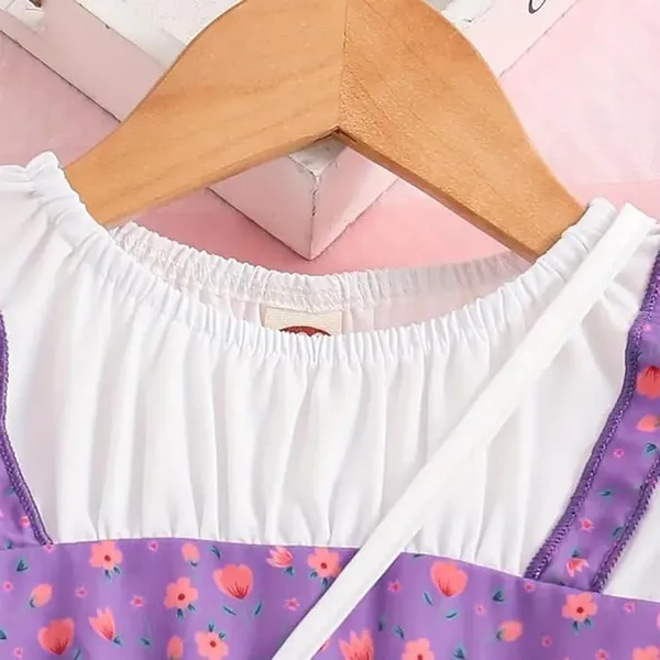 Purple_Adorable_Floral_Girl_Dress_&_Frock_With_Heart-Shaped_Purse_For_Kids