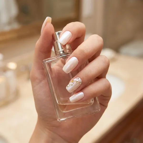 White_Premium_Glacy_Press_On_Nails