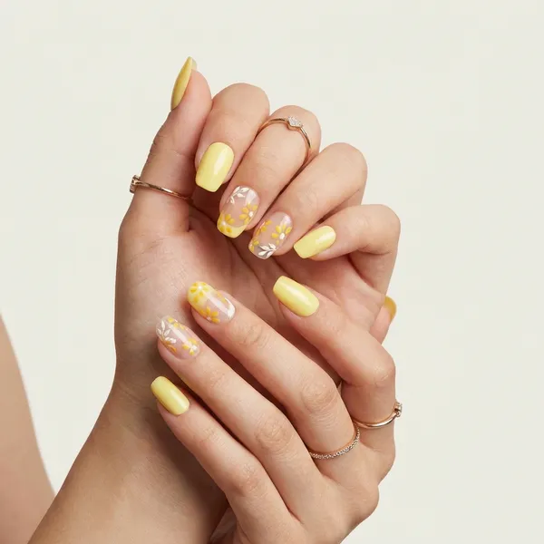 Butter_Yellow_Press_On_Artificial_Nails